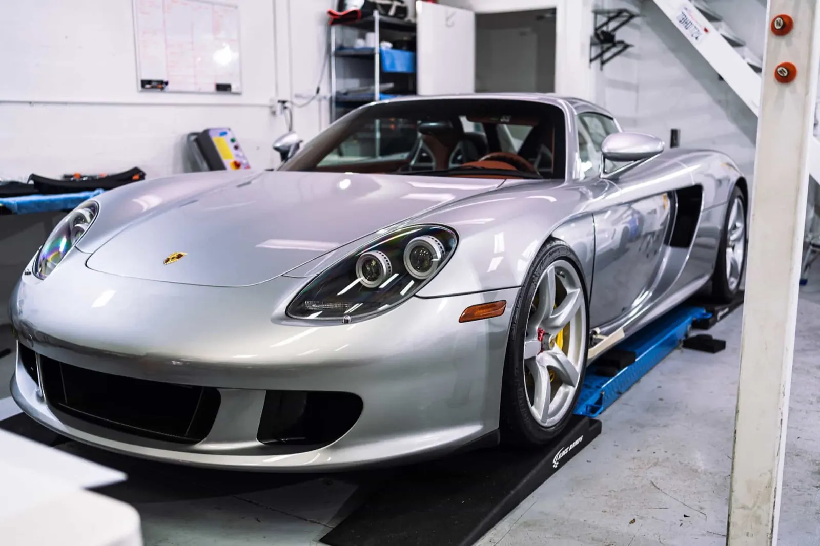 Silver Porsche Carrera GT after premium protection work